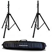 The FrankenPack F1 - Black, Plastic Composite, Universal Fit, Speaker Stand, 30-50 lbs, Studio & Stage Speaker Stands