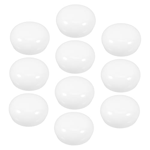 MUCKLILY 10pcs Round Ball Light Cover for Globe Light Fixture Plastic Lampshade Diffuser Fog Feature