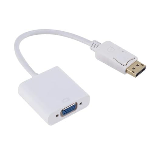 Adaptador DP a VGA 1080P negro conversor DisplayPort para conectar PC de escritorio a monitor