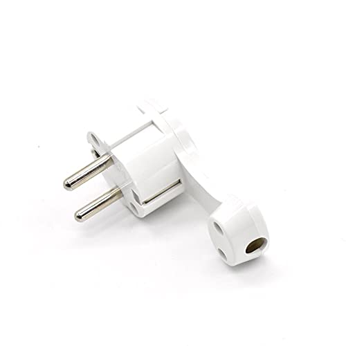 Takestop® Adattatore Spina 90° con 2 punte 16A