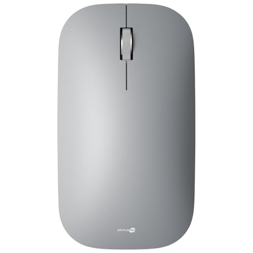 SIMPLETEK - Ratón inalámbrico Bluetooth 4.0 | Inalámbrico - 1800 DPI | Compacto y ligero | Platino (Reacondicionado)