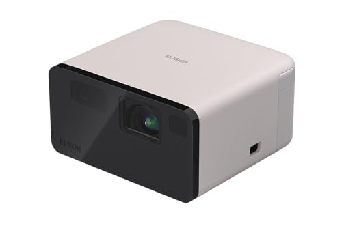 Image of Epson EF-21W Smart Portable Home Theatre Laser Projector, Full HD 1080p, Google TV, HDR10, 1000 Lumens, Built-in Stereo Speakers, Bluetooth, 3LCD Technology, Up to 150-Inch Display