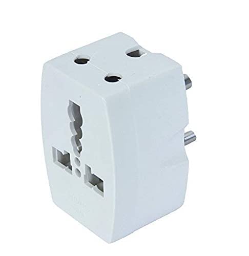Multiplug Convertor Plug 6A to 16A International Conversion Multiplug Converter Plug (5amp to 15amp) with Three 6 amp 3 Pin Outlets Suitable for All Big Appliance Power-image-2