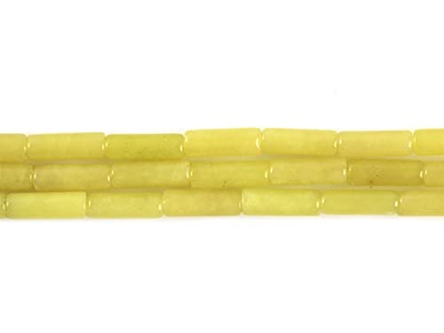 Perles en jade olive 13mm véritables cylindres de pierres fines LKBEADS pour haute joaillerie