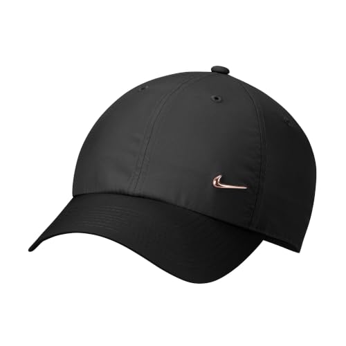 Image of Nike Unisex Adult Dri-FIT Club Unstructured Metal Swoosh Cap Hat | Mens and Womens