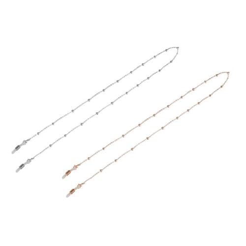 WOFASHPURET 2pcs Eyewear Safety Strap Eyewear Retainer Eyeglasses for Glasses Neck Chain Sunglasses Holder Safety Lanyard Eyeglass Neck Chain Eleglass Holder Strap Glasses