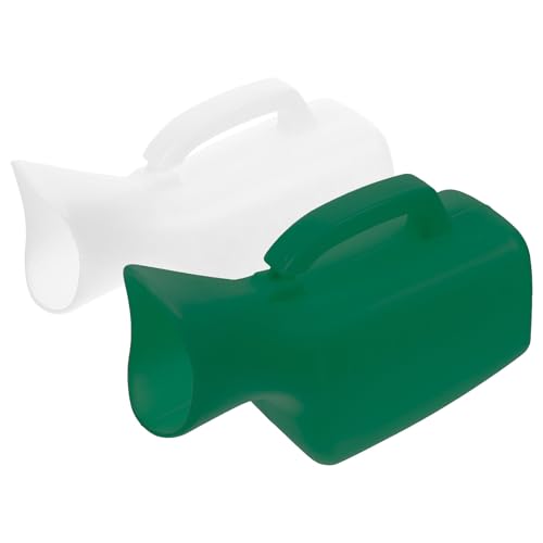 Orinal femenino portátil para reposo en cama, botella de orina de 1000ml higiénica y duradera