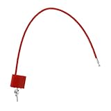 NUOBESTY Metallseilschloss mit Schlüssel Robustes Kabelschloss für Fahrrad Schrank und...