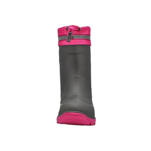Kamik Girl's Snobuster 3 (Toddler/Little Kid/Big Kid) Charcoal/Magenta 6 Big Kid M2