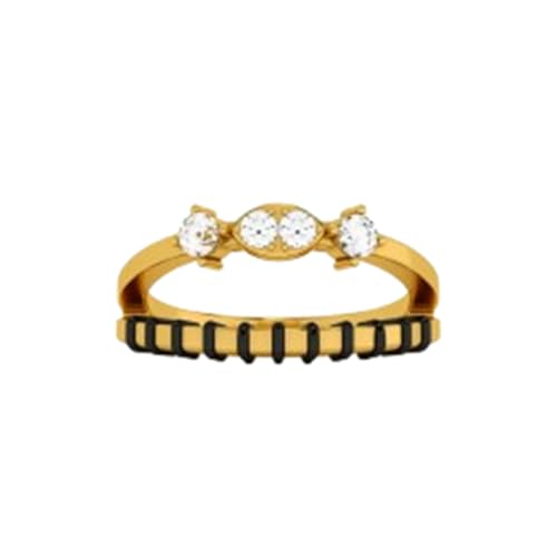 PALMONAS Elegant 925 Sterling Silver Mangalsutra Ring for Women Deal