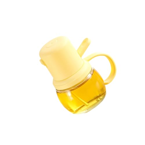 Lerpwige Botella de aceite de cocina multiusos para recetas, funciona con salsa de vinagre, boquilla de silicona a prueba de goteo, dispensador de aceite de cocina