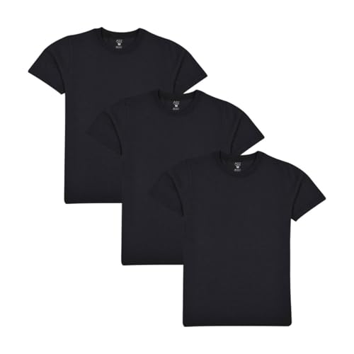 Girls Boys T Shirts 3 Pack Short Sleeves Shirt Soft Feel Regular Fit Lightweight PE School Shirts Summer Tank Top