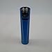 CLIPPER Metal Lighter, ICY-Blue Chrome, with Silver Case