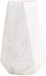 8 Inch White Marble Ceramic Flower Vase Home Decor Vase and Table Centerpieces Vase for Friends and Family, Christmas, Wedding, Bridal Shower