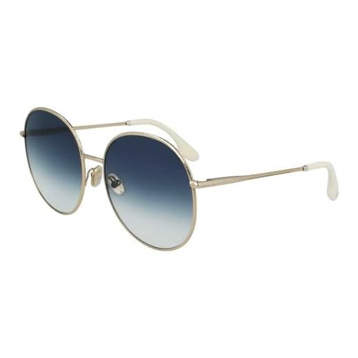 Victoria Victoria Beckham VB224S 47943 Gafas, 720 Gold Blue, 59 Unisex Adulto