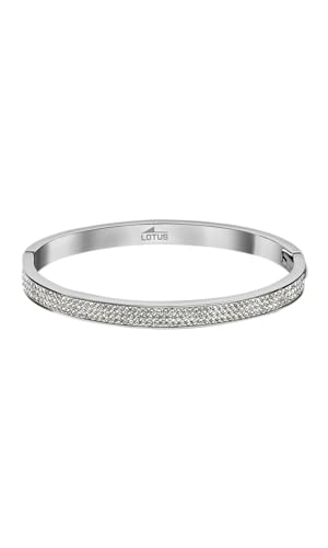 Bracelet femme Lotus Style fini les bijoux ternes avec l'acier poli inoxydable