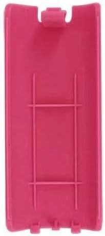 2 Pack of Replacement Battery Back Door Cover Shell for Nintendo Wii Remote Controller (Pink) 2 Pack of Replacement Battery Back Door Cover Shell for Nintendo Wii Remote Controller (Pink)