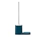 Produktbild Langer Griff Wandmontage Toilettenbürstenhalter Einfaches Design Toilettenbürste Haushalt Badezimmer Toten Ecken Reinigung Toilettenbürste Set WC-Bürste und Halter (Farbe: Messing (1)