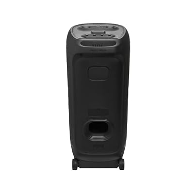 JBL Partybox Ultimate - Multi Purpose Party Speaker, with Wi-fi & Bluetooth Connectivity, Wireless, Lightshow, IPx4 Slashproof, Dual Mic & Guitar Inputs, Handle & Sturdy Wheels, Black