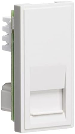 RJ45 Outlet Module 25 mm x 50 mm in White