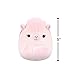 Squishmallows Original 5in Carlee The Light Pink Camel with Fuzzy Belly – Official Jazwares Plush (Little)