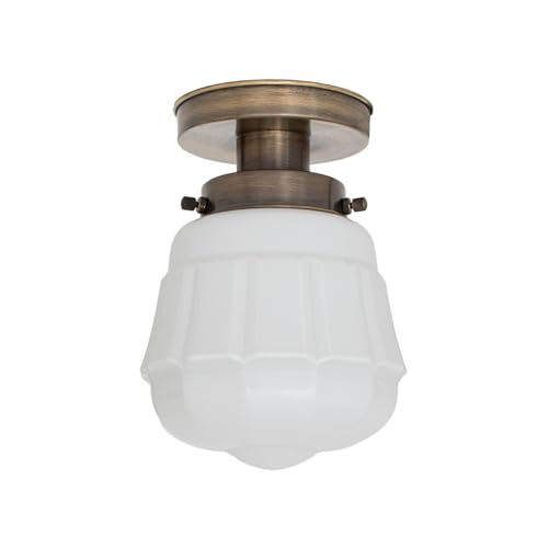 Plafonnier Cadence 20's Bronze Art Deco Trade luminaire de plafond