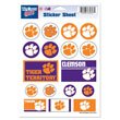 NCAA Clemson University Vinyl Sticker Sheet, 5