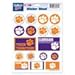 NCAA Clemson University Vinyl Sticker Sheet, 5" x 7"
