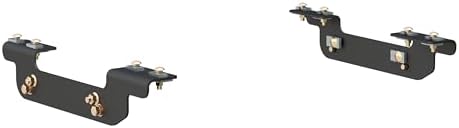 CURT 16411 base rail component showing liquid Aquence coating and no-drill installation
