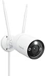 REOLINK 4K WiFi 6 Caméra de sécurité en plein air, Caméra de surveillance d'alimentation rechargeable, 2.4/5GHz Double-Band WiFi, Détection de l'homme/du véhicule/de l'animal, vision nocturne couleur, conversation à deux voies, IP67 Imperméable, RLC-810WA