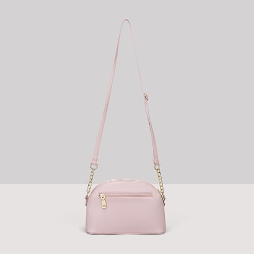 Image of Caprese Scarlet Small Sling Bag for Women with Adjustable Strap | Floral Printed Faux Leather | Multi-Compartment Crossbody Purse | Zipper Closure | Stylish Everyday Bag