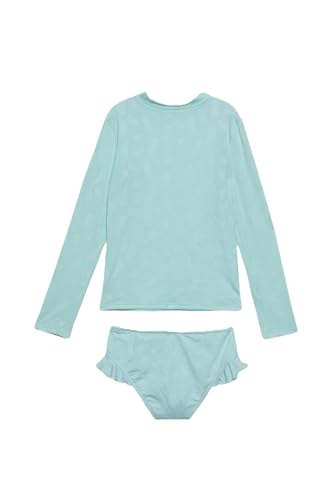 Gottex Baby Girl's Kids Toddler and Little Pineapple Print Two Piece Rash Guard Long Sleeve Swimsuit2