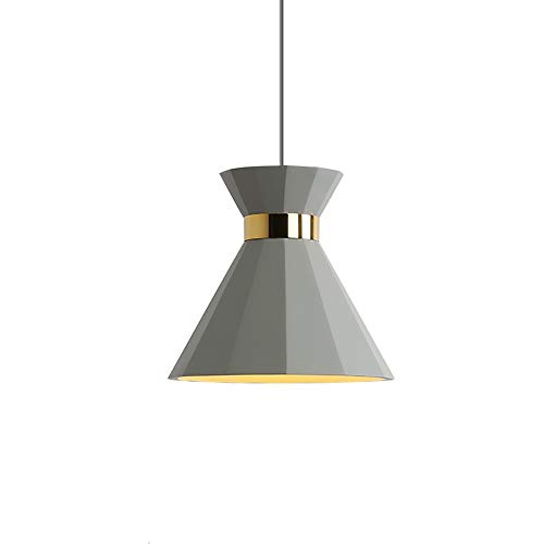 Plafonnier lustre style nordique hexagonal en ciment pour bar et maison