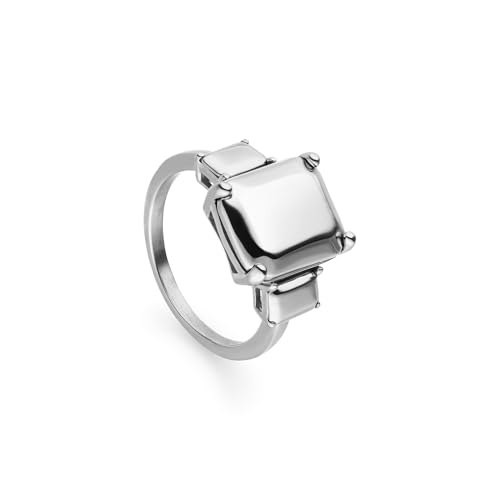 Bague LIEBESKIND BERLIN femme acier poli avec traitement de surface or IP