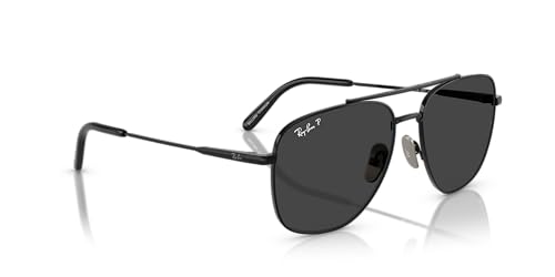 Image of Ray-Ban Unisex Rb8097 William Titanium Square Sunglasses