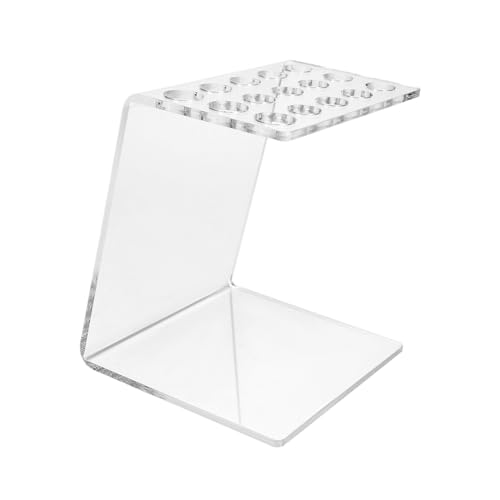 Barber Shop Scissors Stand - Organiseur de tondeuse à cheveux - Étagère à ciseaux multi-trous - Porte-outils de style professionnel - Présentoir de...