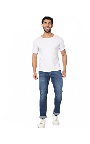 Image of Spykar Men's Mid Rise Regular Fit Jeans