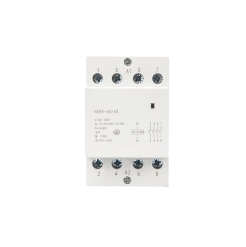 Contacteur AC triphasé 63A 4P pour rail Din domestique 220V