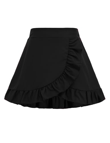 Weardear Mädchen Röcke Kinder Freizeit Rüschensaum Skirt A-Linie Mode...