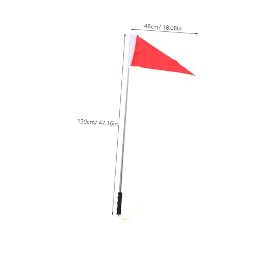 Bandera de guía para evitar extravíos con poste telescópico en salidas infantiles 3