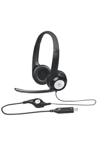 Logitech Auricular+Mic H390 USB Negro