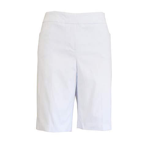 Tribal Women's Flatten IT Pull-ON Bermuda-White, 16