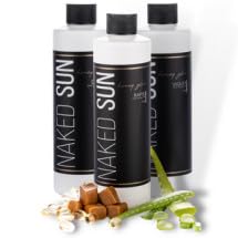 Naked Sun IonTan DualPower Spray Tan Kit with Tanning Tent & Naked Sun Solution Trio – Cordless/AC Handheld Machine, Dark, Violet & Rapid Solutions – Professional At-Home/Mobile Spray Tanning System