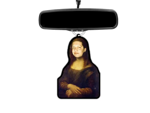 Sal Vulcano as Mona Lisa Comedian Funny Air Freshener Gift