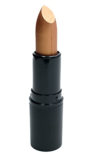 Image of Pure Ziva Bronze Foil Metallic Gold Brown Shiny Pearl Moisturizing Lip Cream Lipstick Color Paraben, Lanolin & Cruelty Free, No Animal Testing