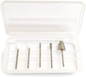 Amazon 交換用アタッチメントバー5本セット ネイルグラインダー Promed Feeling用 専用ケース付き フットケア ネイルケア 爪のお手入れに グラインダー本体は含みません Promed Inc ネイルケアセット 通販