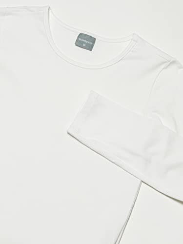 Blusa Básica Manga Longa Infantil Quimby, Branco, 10