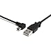StarTech.com 6 ft. (1.8 m) Left Angle Mini USB Cable - USB 2.0 A to Left Angle Mini B - Black - Mini USB Cable - (USB2HABM6LA)