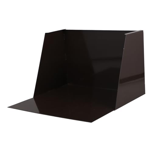 TOBBOMEY Aluminum Rainwater Catchment Pan Durable Splash Block for Downspouts Easy to Clean Gutter Diverter Tray Protects Surfaces from Water Damage Heavy-Duty Design for Rain Drainage