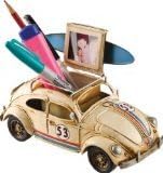 GALLERIE II Vintage Bug Beach Surf Board Car Photo and Pen Holder Figure